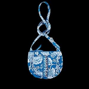 Vera Bradley Lizzy Crossbody Shoulder Bag Blue Lagoon Retired